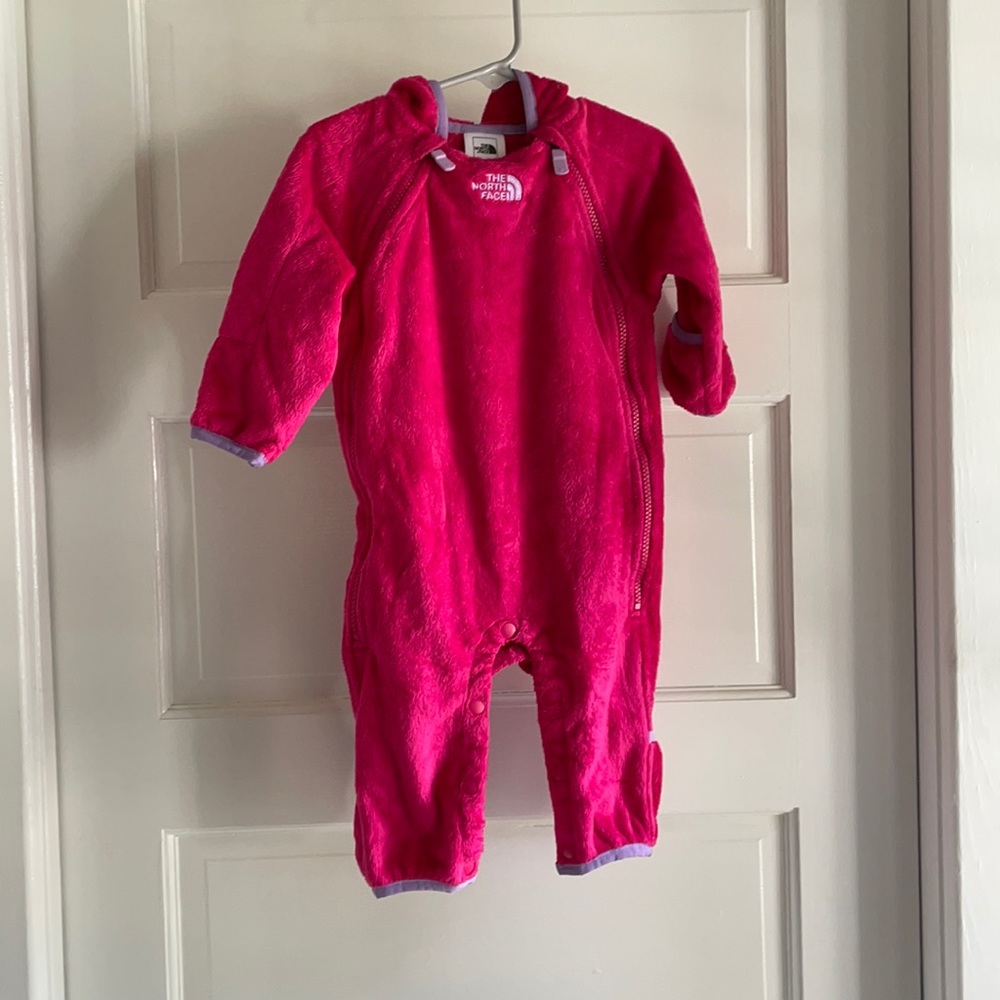 The North Face 3-6M Buttery Fleece Snowsuit Bunting